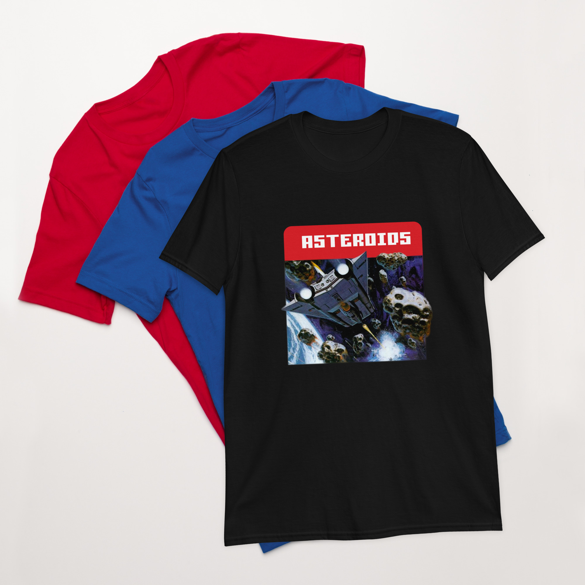 Camiseta  Asteroids - Naves e Meteoros