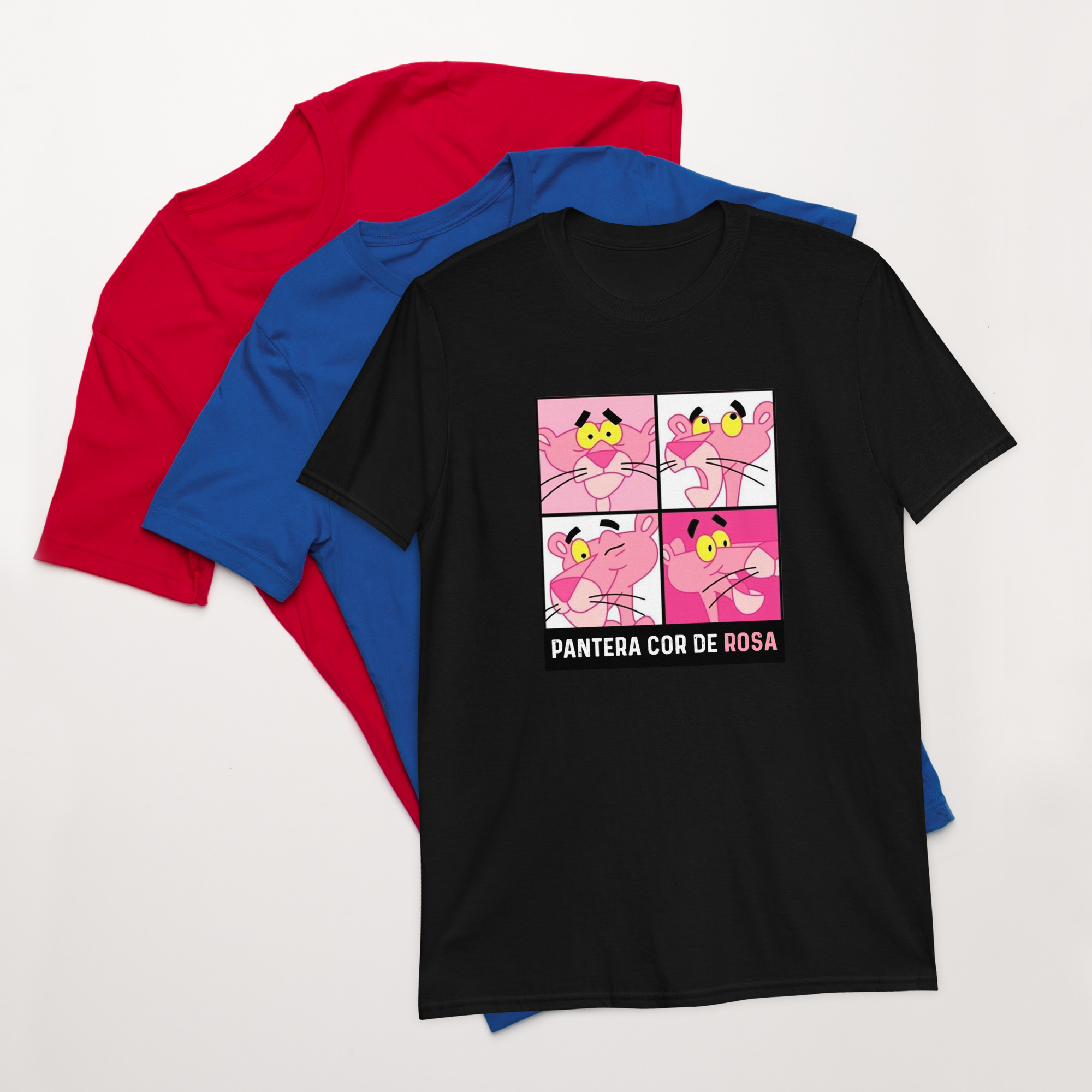 Camiseta Pantera Cor de Rosa - Pink Panther