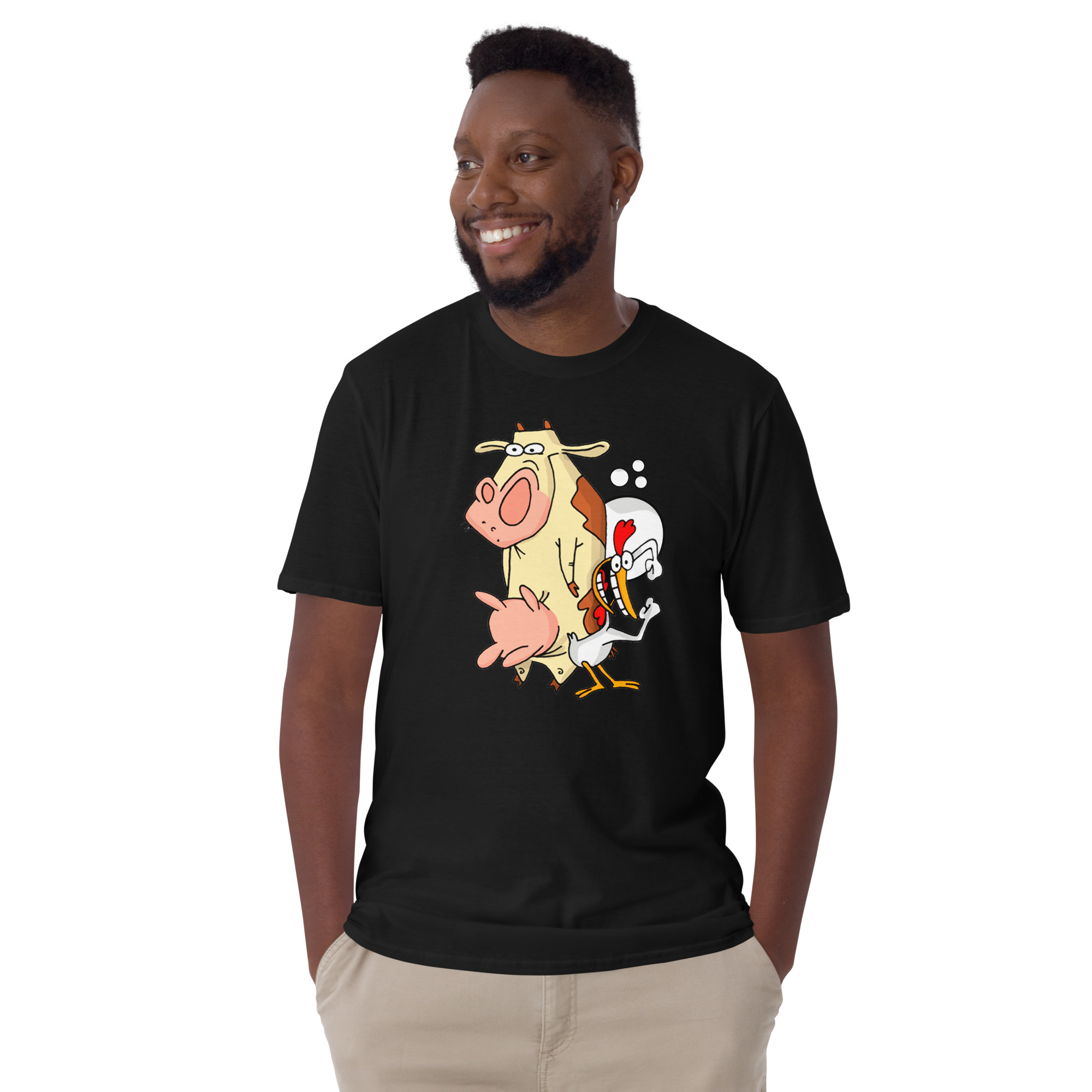 Camiseta Vaca e Frango - Cow and Chicken