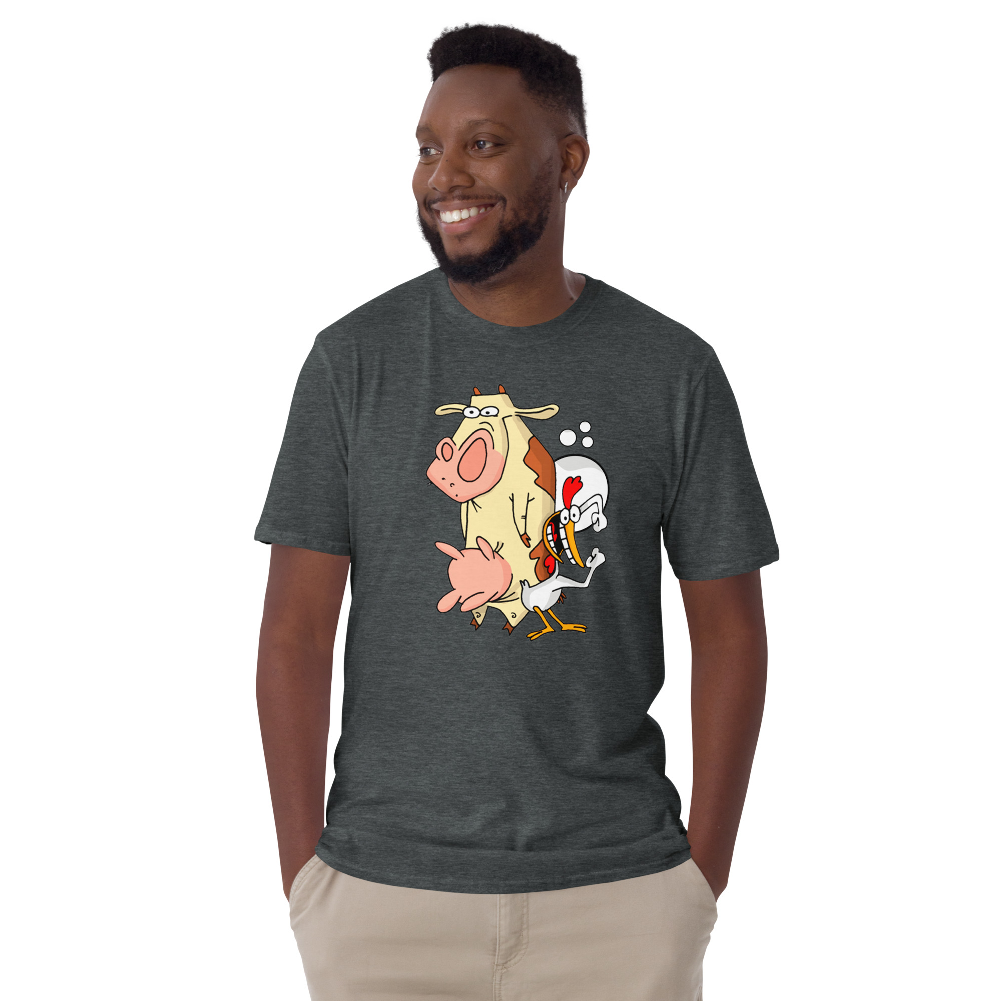 Camiseta Vaca e Frango - Cow and Chicken