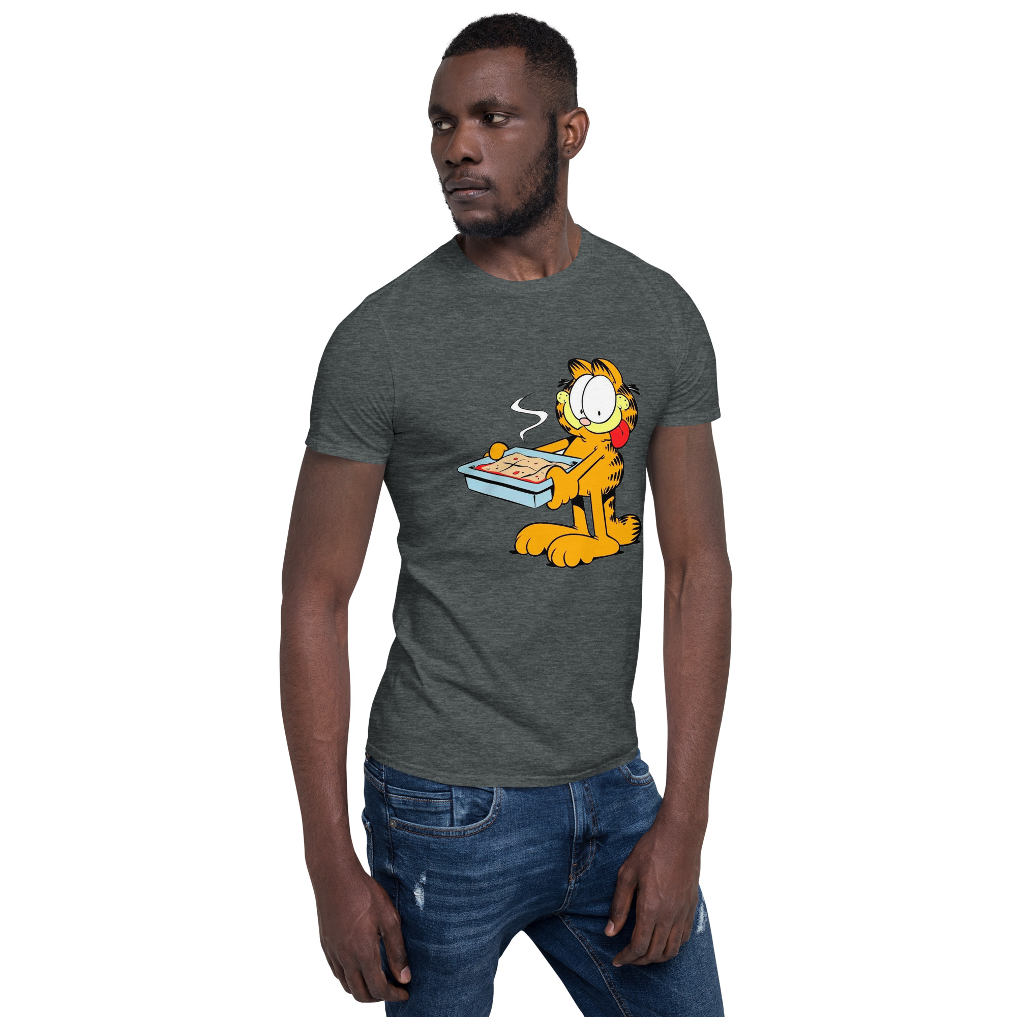 Camiseta Garfield - Garfield e Lasanha