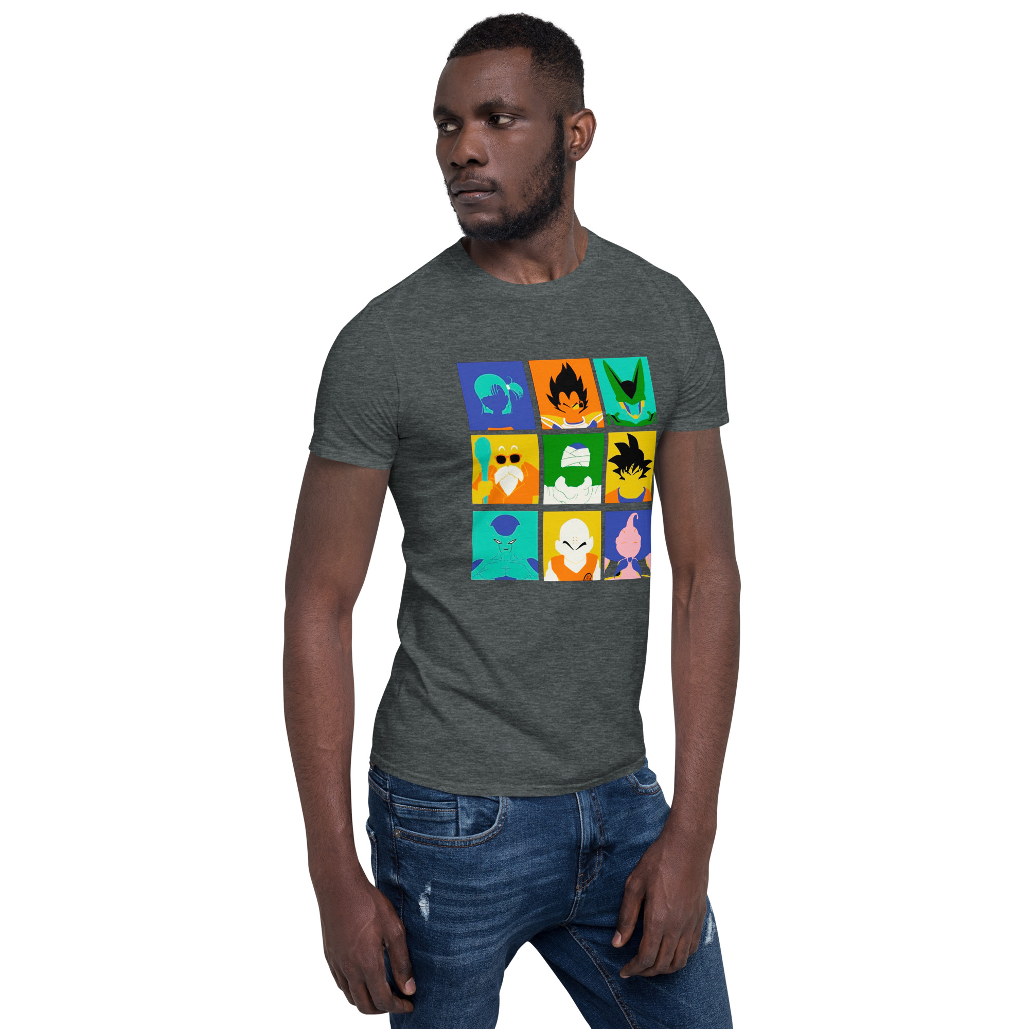 Camiseta Dragon Ball - Personagens Faces