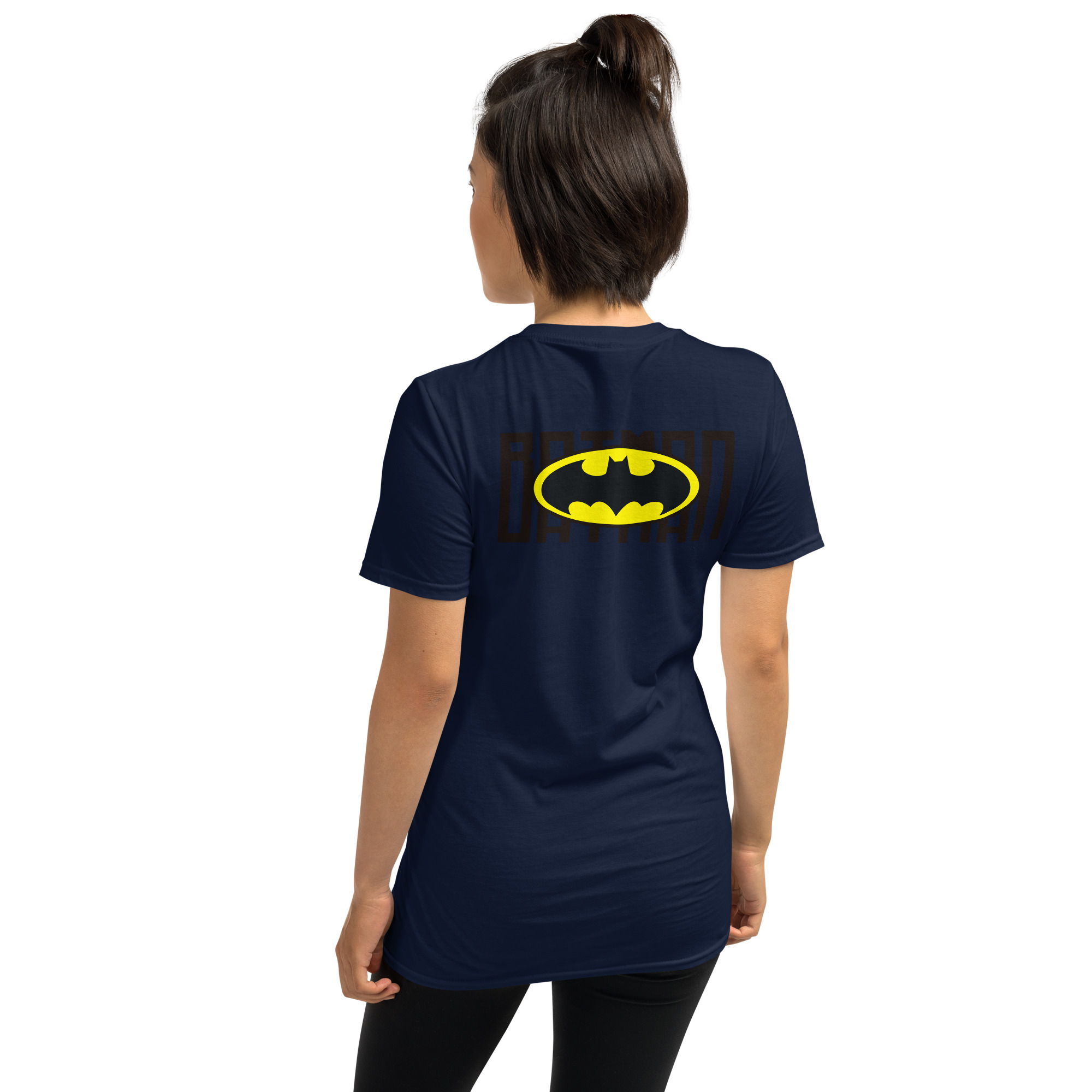 Camiseta Batman - Logo Frente e Verso