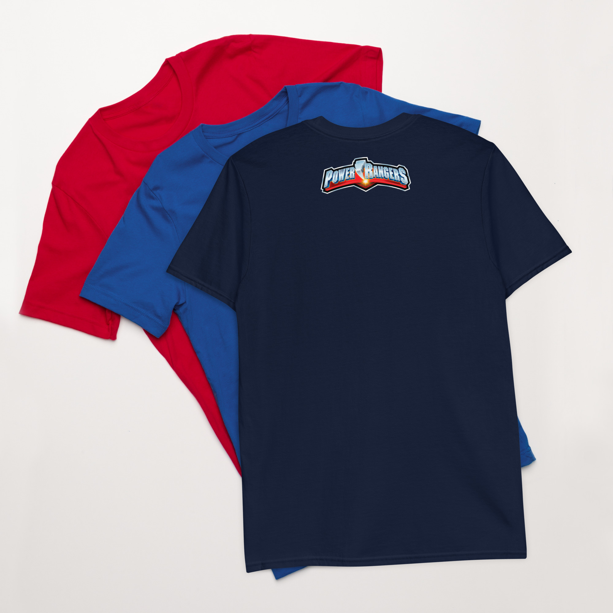 Camiseta Power Rangers - Frente e Verso