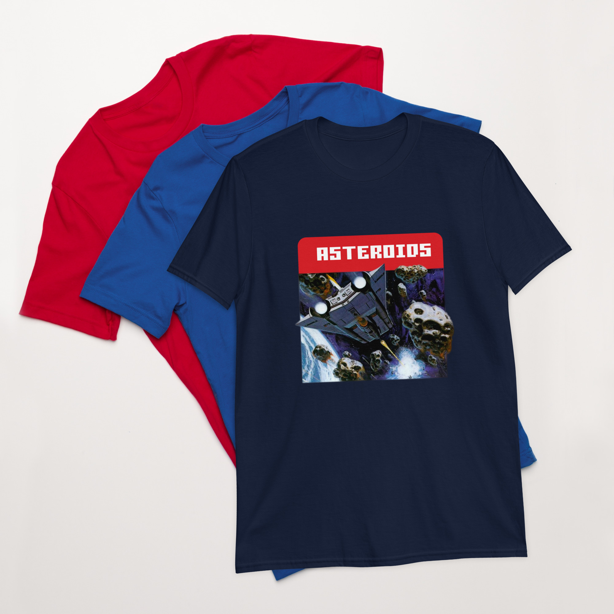 Camiseta  Asteroids - Naves e Meteoros