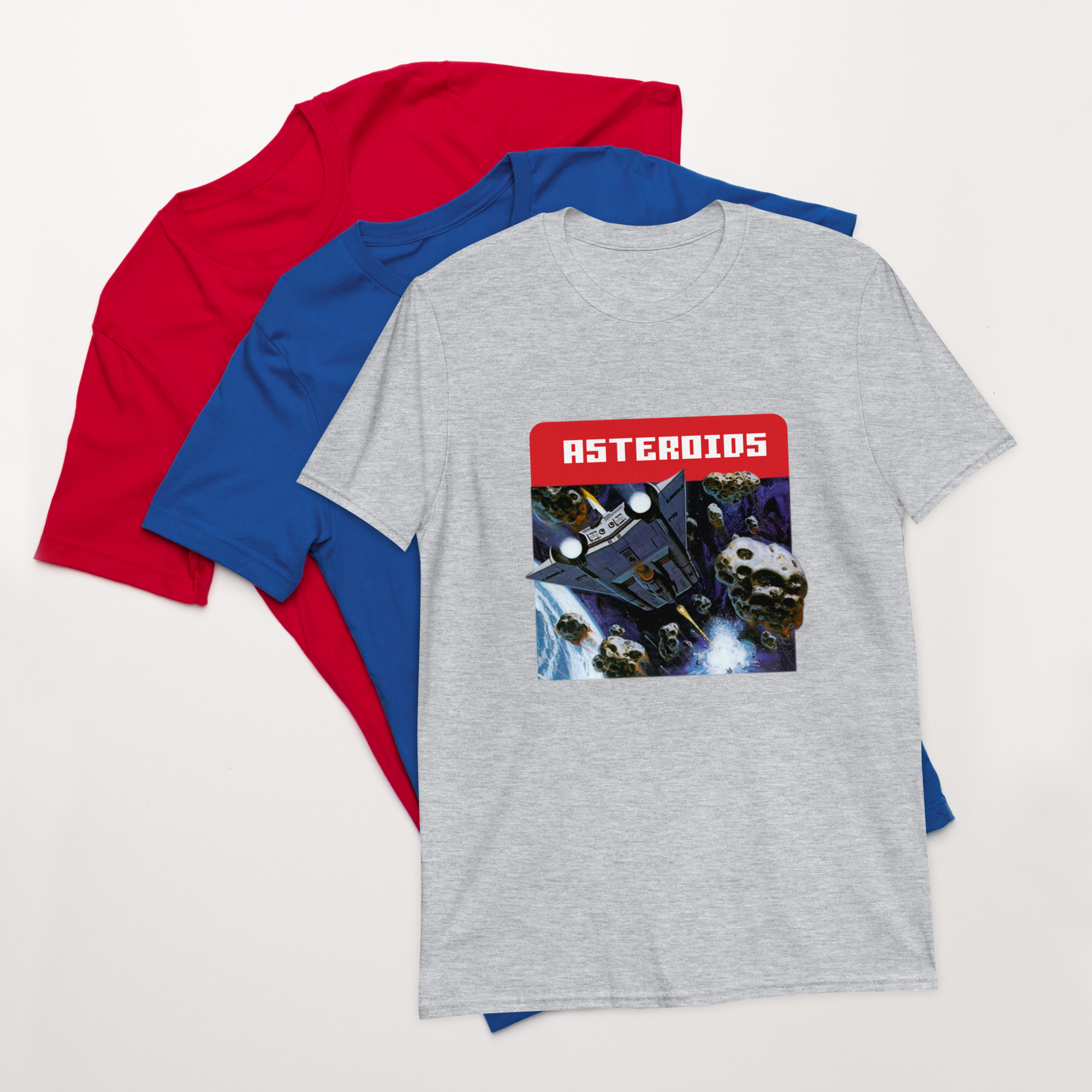 Camiseta  Asteroids - Naves e Meteoros