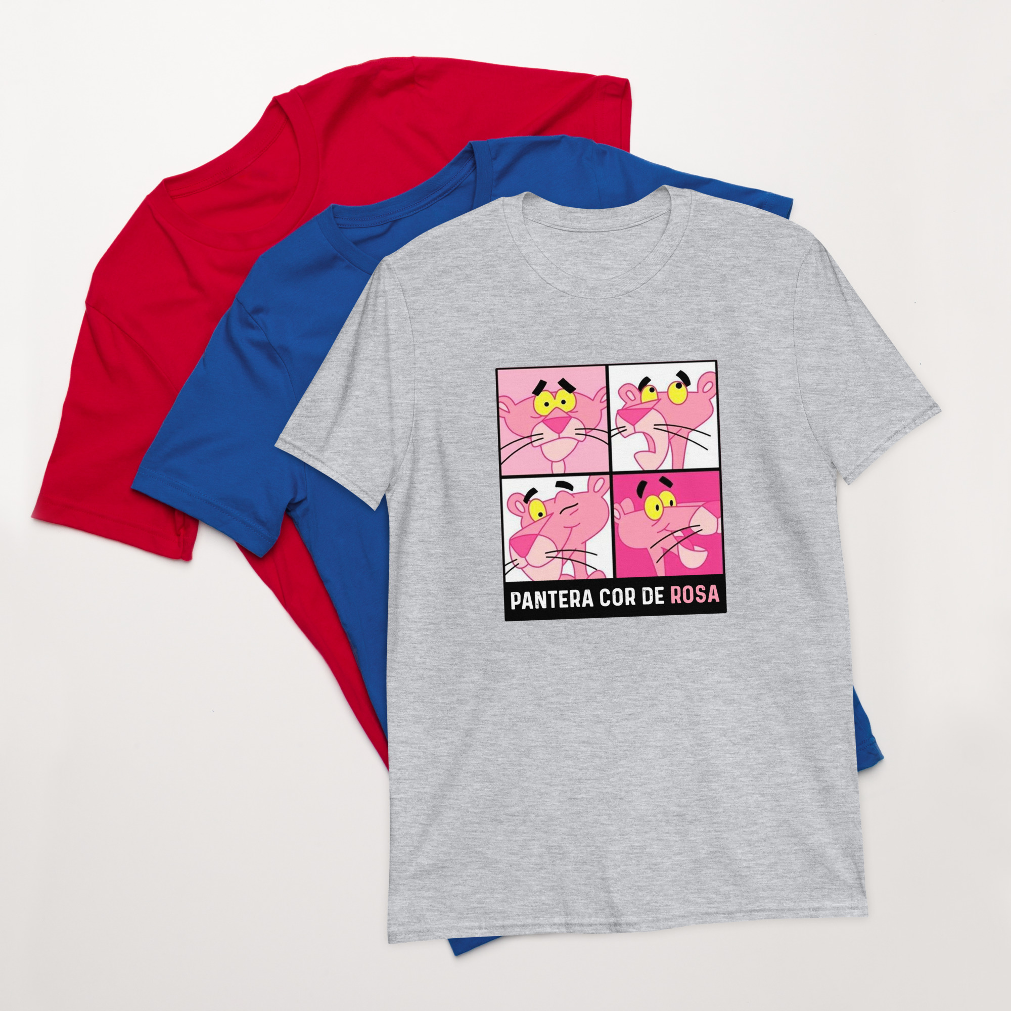 Camiseta Pantera Cor de Rosa - Pink Panther