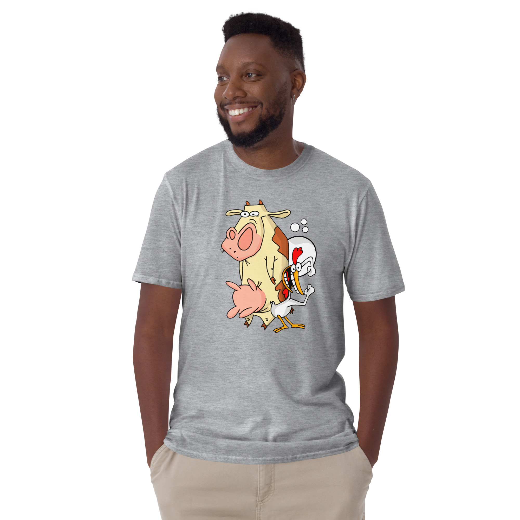 Camiseta Vaca e Frango - Cow and Chicken