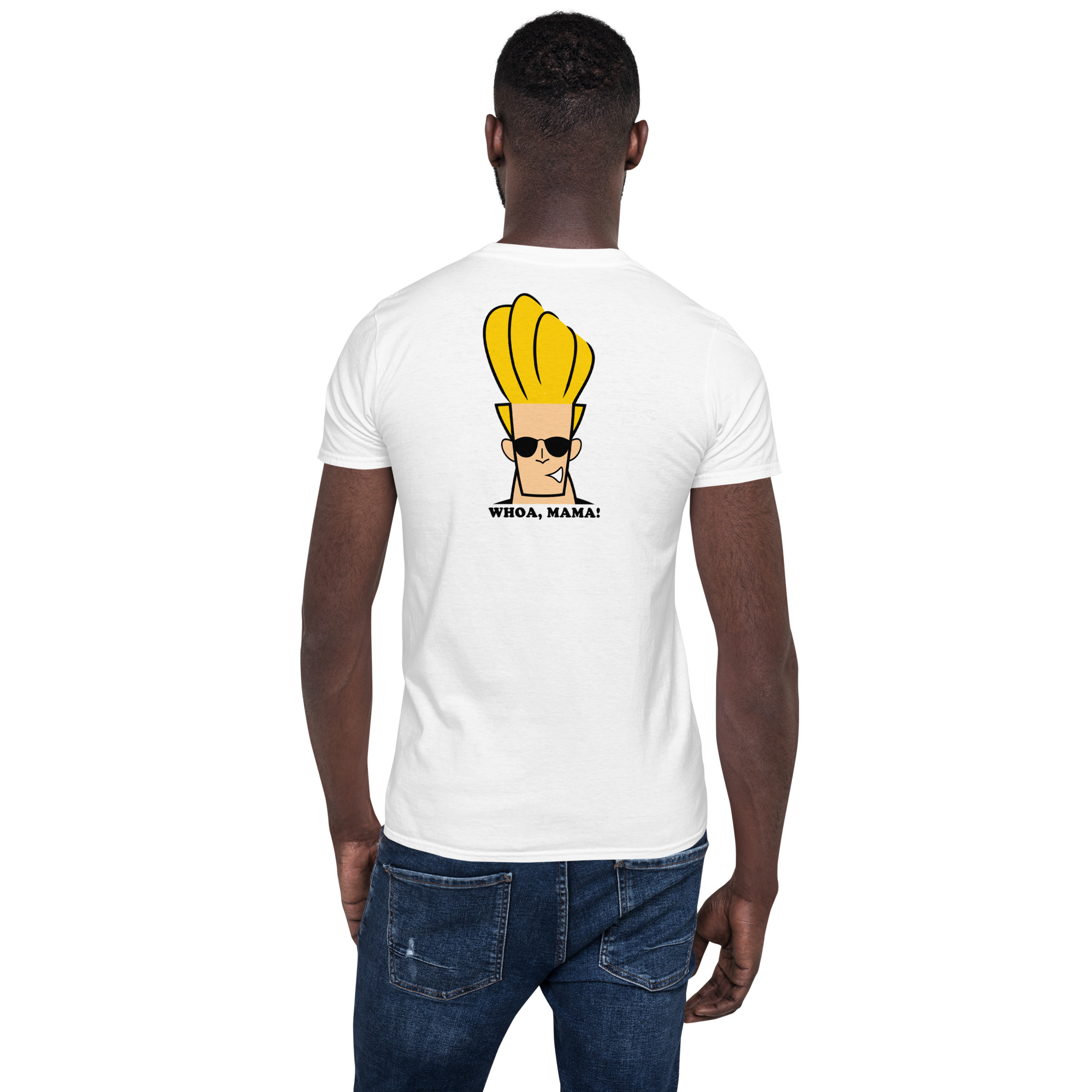 Camiseta Jhonny Bravo - Frente e Verso