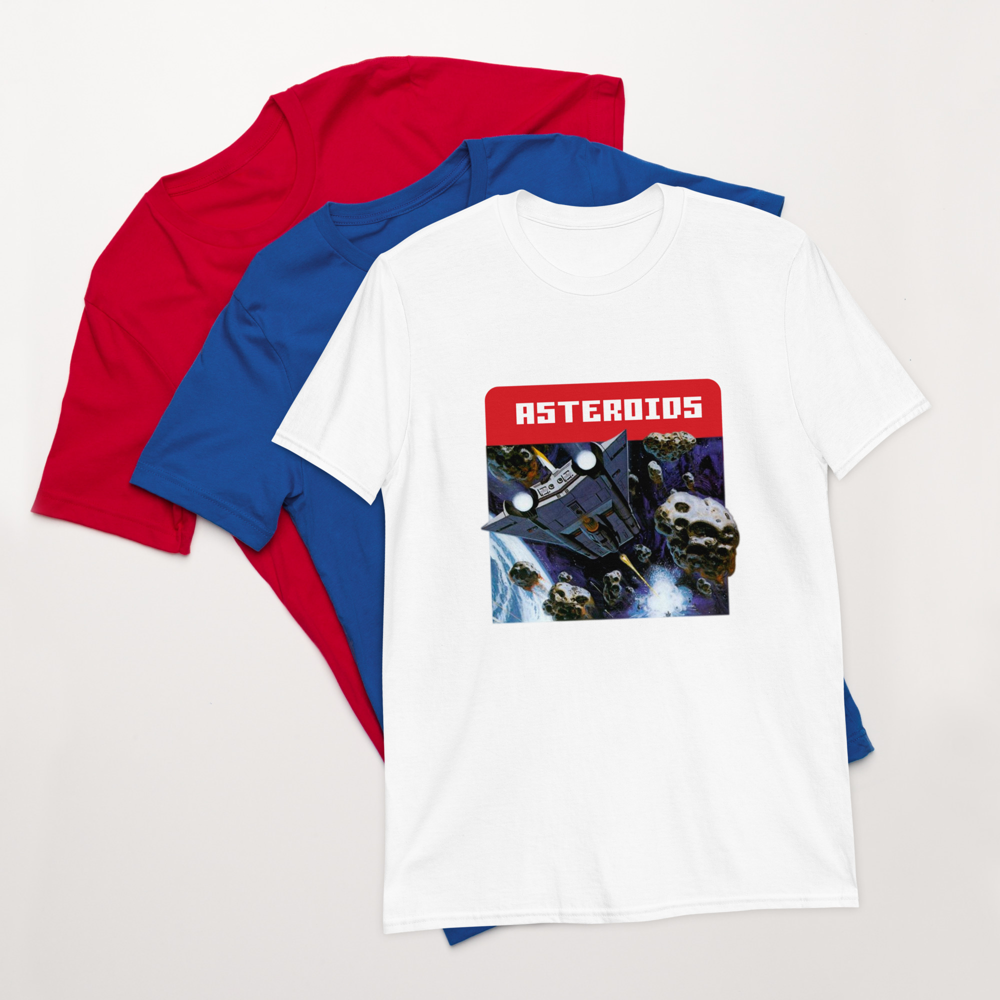 Camiseta  Asteroids - Naves e Meteoros