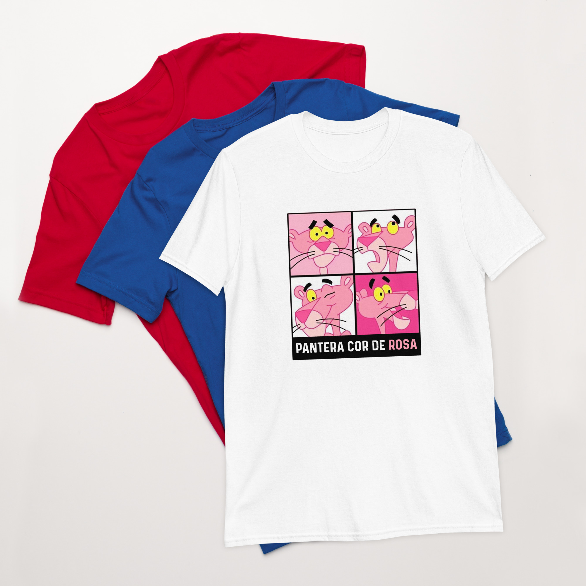 Camiseta Pantera Cor de Rosa - Pink Panther