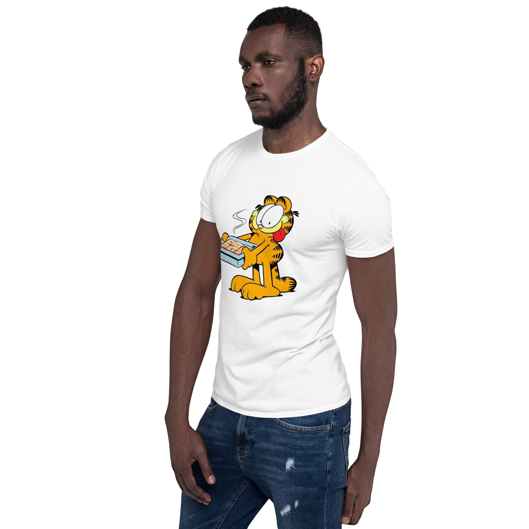 Camiseta Garfield - Garfield e Lasanha